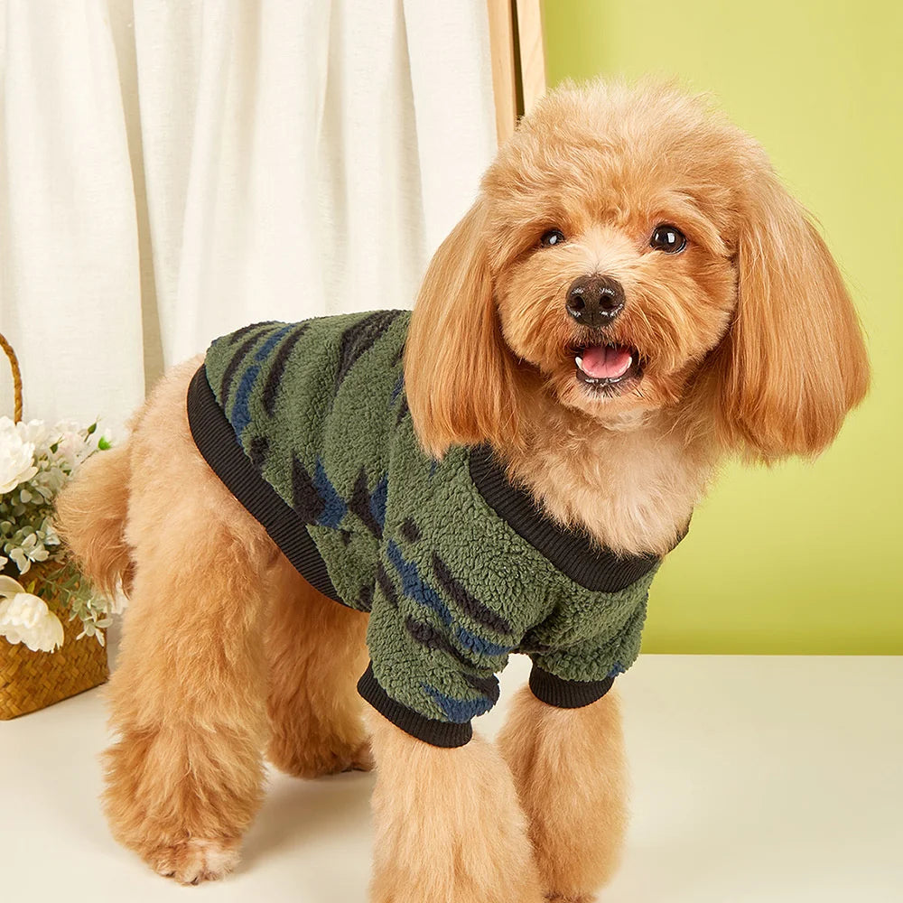 Totem Print Dog Sweater